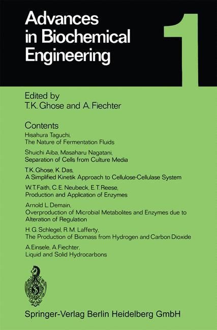 Produktbild: Advances in Biochemical Engineering