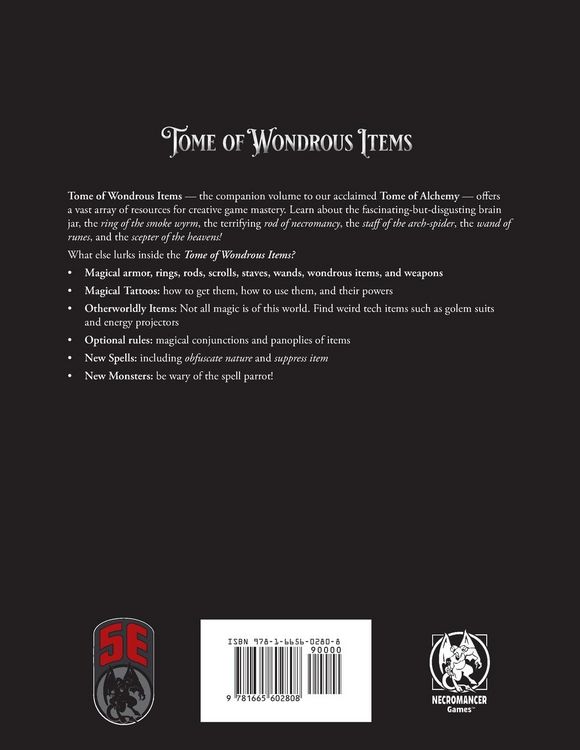 Produktbild: Tome of Wondrous Items 5E