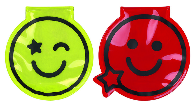 Produktbild: Magnet Clips mit LED Smile