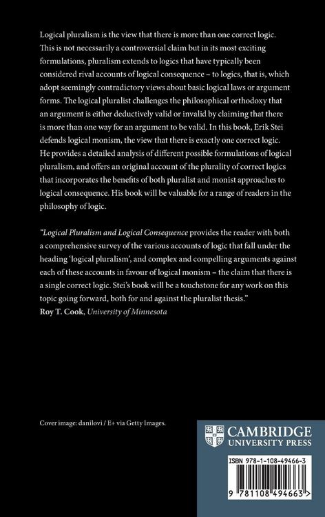 Produktbild: Logical Pluralism and Logical Consequence