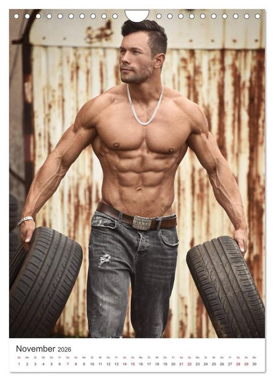 Produktbild: Men's Physique (Wandkalender 2026 DIN A4 hoch), CALVENDO Monatskalender
