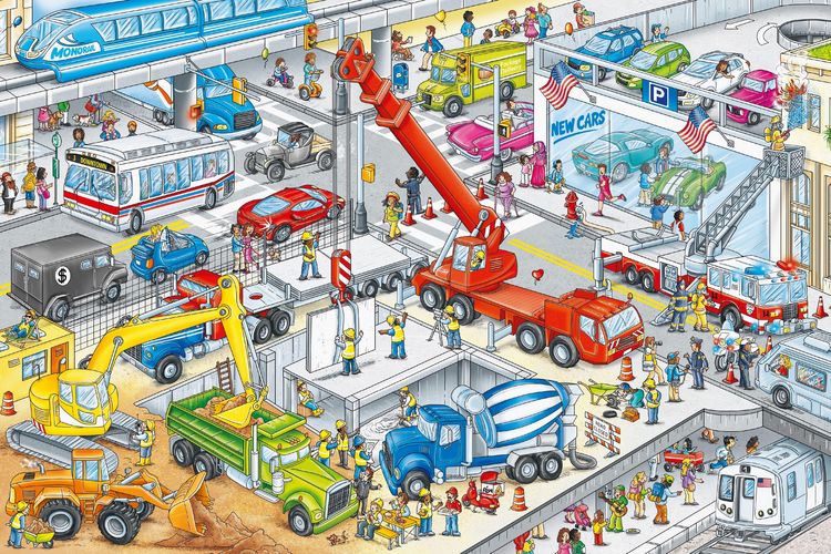 Produktbild: My Little Wimmelbook(r)--Cars and Things That Go