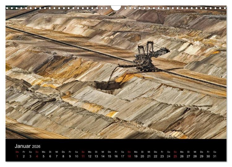 Produktbild: Der Tagebau (Wandkalender 2026 DIN A3 quer), CALVENDO Monatskalender