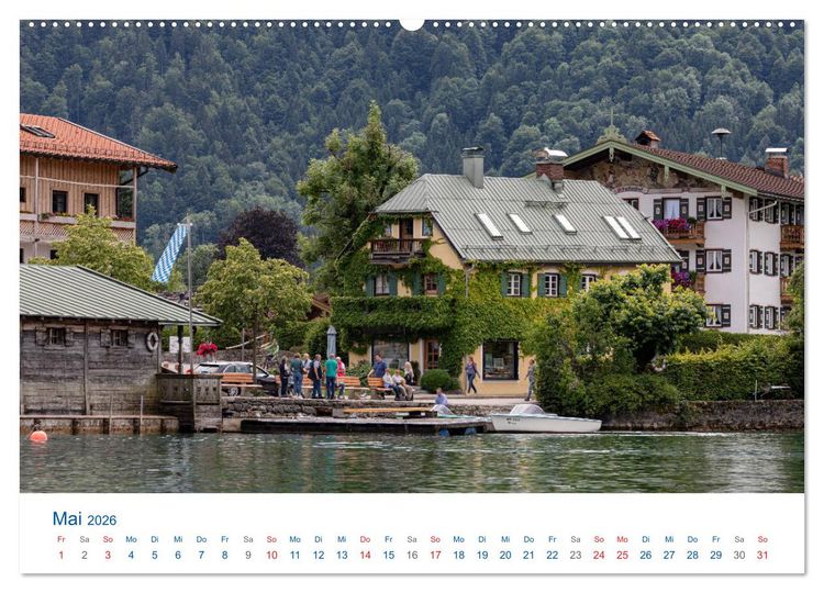 Produktbild: Sch&ouml;ner Tegernsee (Wandkalender 2026 DIN A2 quer), CALVENDO Monatskalender