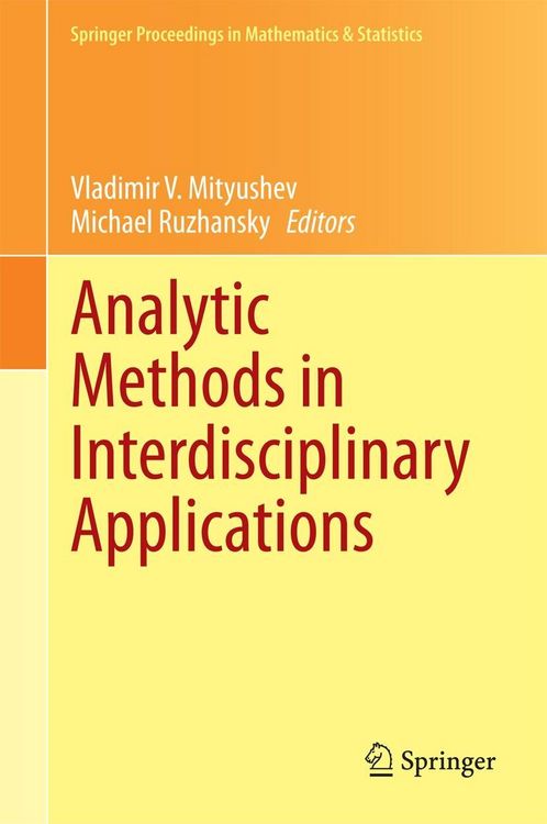 Produktbild: Analytic Methods in Interdisciplinary Applications