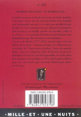 Produktbild: La marquise d'O