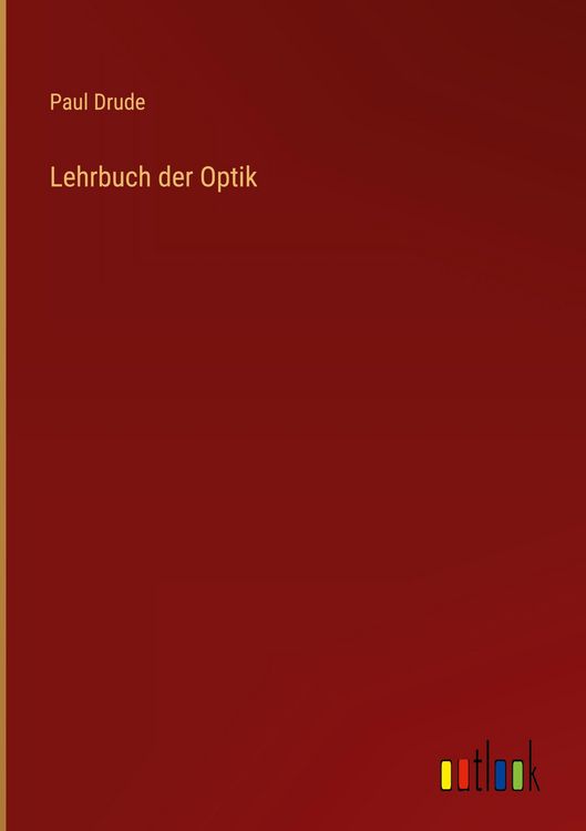Produktbild: Lehrbuch der Optik