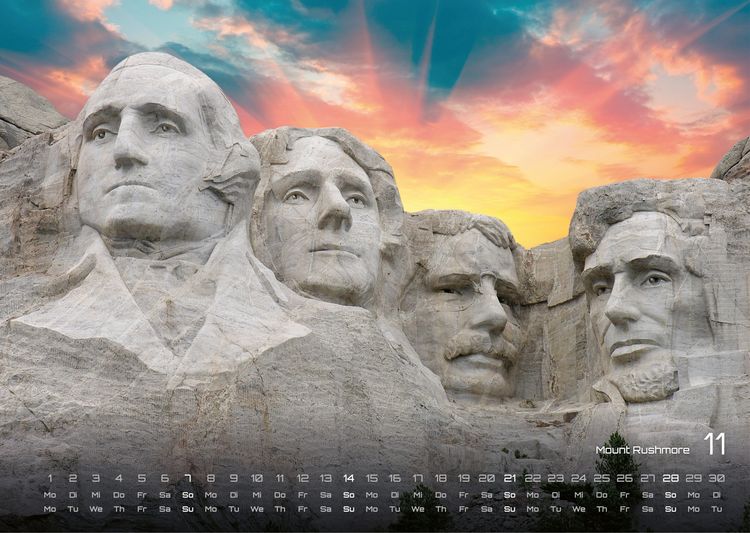 Produktbild: USA - eine Reise durch die Vereinigten Staaten - dem Land der unbegrenzten M&ouml;glichkeiten - 2027 - Kalender DIN A3
