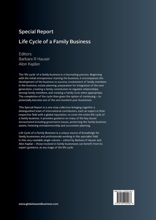 Produktbild: Life Cycle of a Family Business