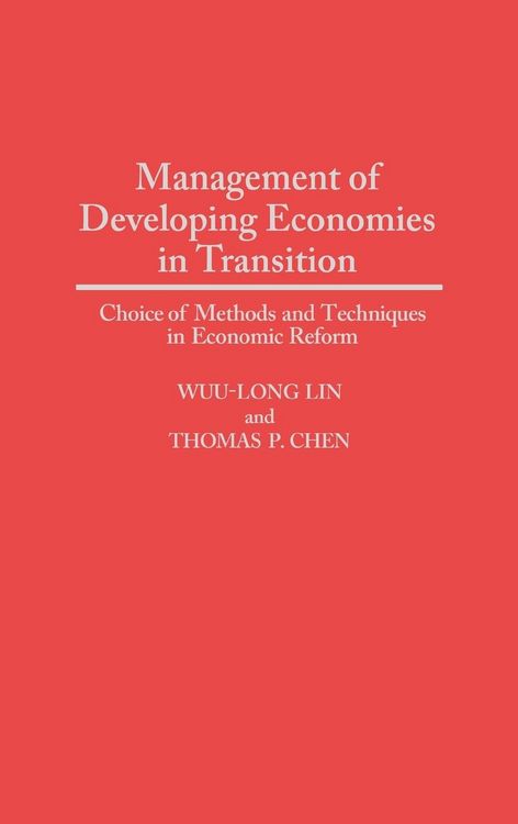 Produktbild: Management of Developing Economies in Transition