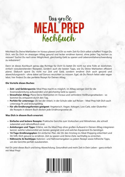 Produktbild: Das gro&szlig;e Meal Prep Kochbuch