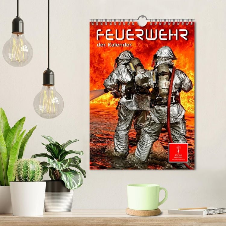 Produktbild: Feuerwehr - der Kalender (Wandkalender 2026 DIN A4 hoch), CALVENDO Monatskalender