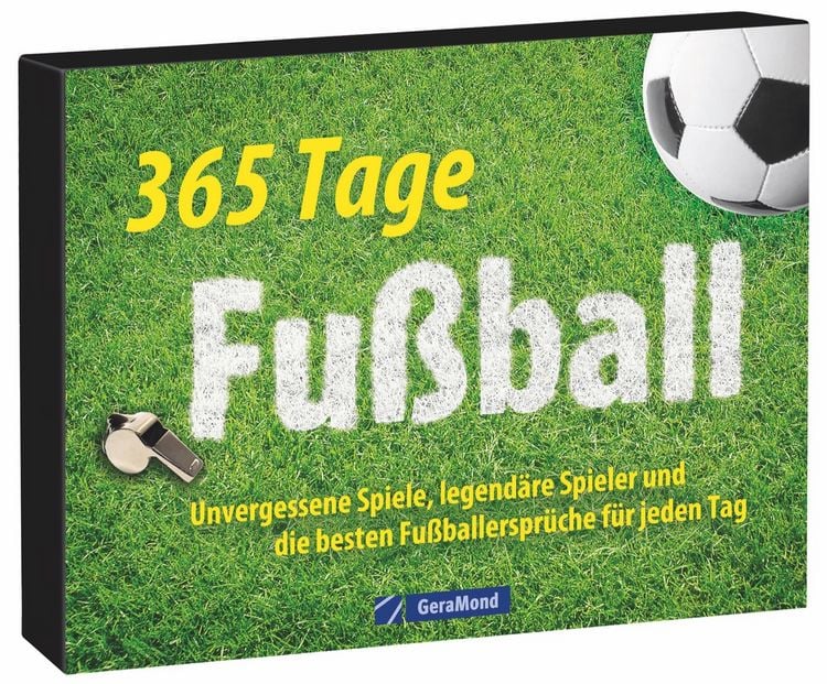 Produktbild: Tischaufsteller - 365 Tage Fu&szlig;ball