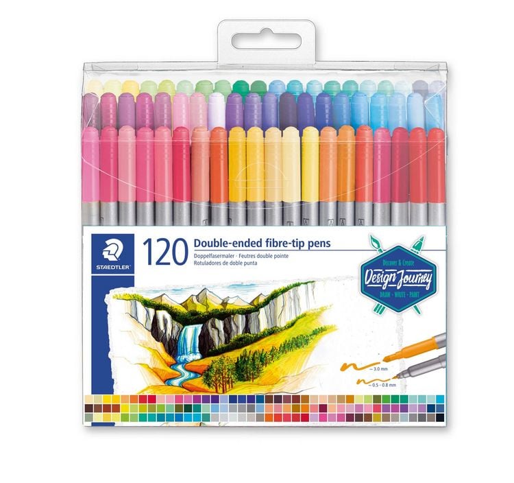 Produktbild: STAEDTLER Doppelfasermaler 120er Set