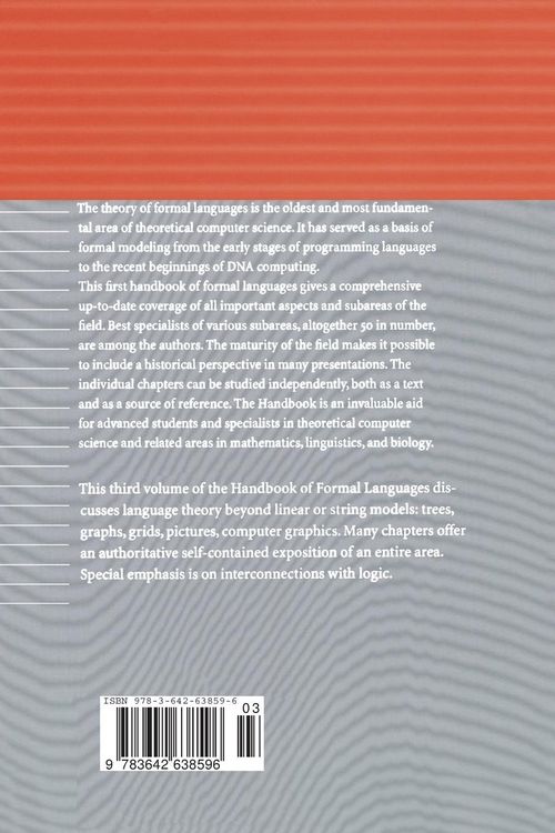 Produktbild: Handbook of Formal Languages
