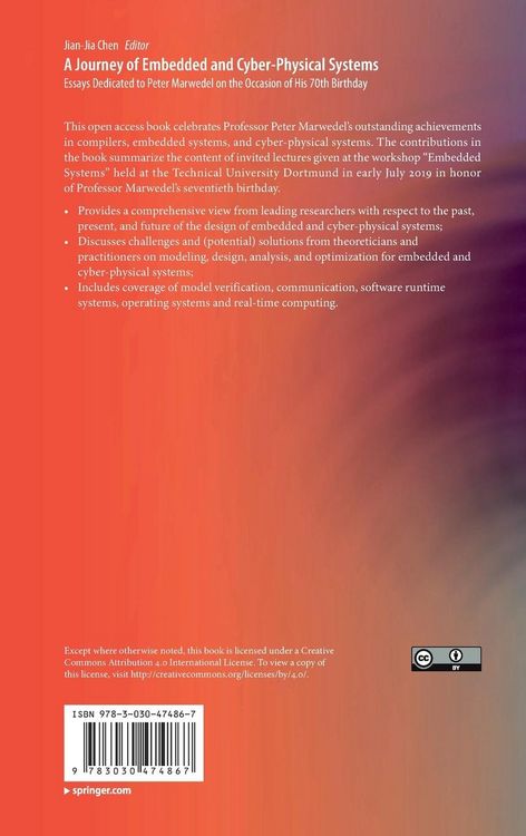 Produktbild: A Journey of Embedded and Cyber-Physical Systems