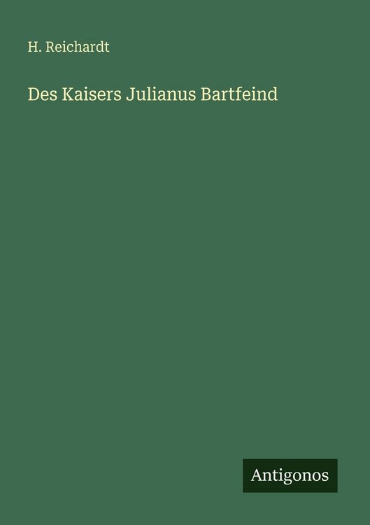 Produktbild: Des Kaisers Julianus Bartfeind