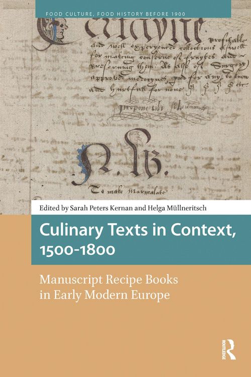Produktbild: Culinary Texts in Context, 1500-1800