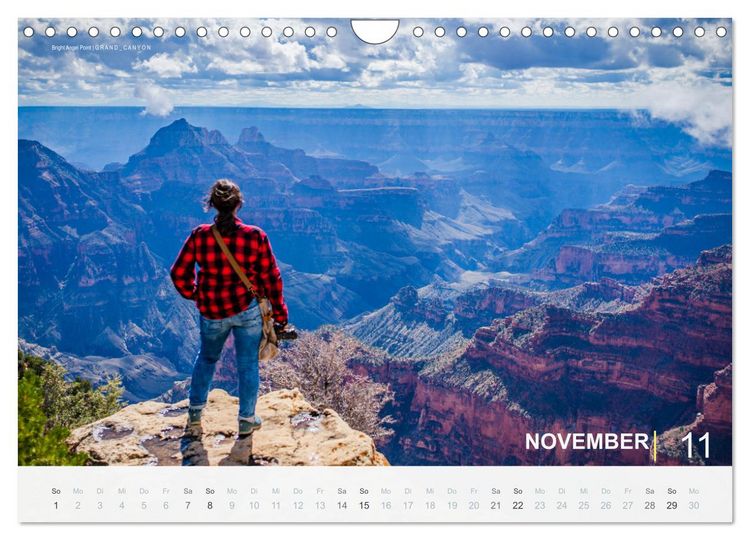 Produktbild: Wunderbare Wanderungen im S&uuml;dwesten der USA (Wandkalender 2026 DIN A4 quer), CALVENDO Monatskalender