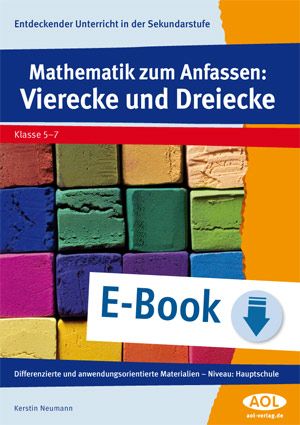 Produktbild: Mathematik zum Anfassen: Vierecke und Dreiecke