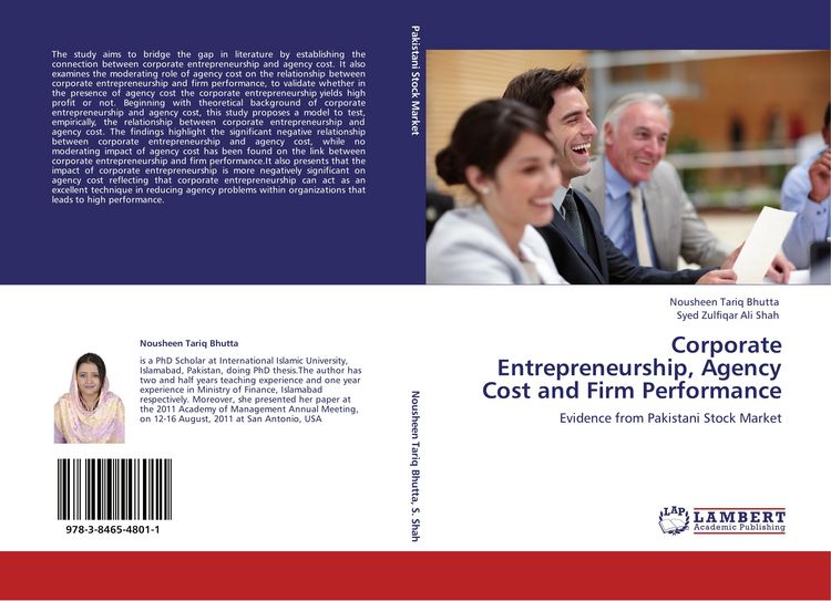 Produktbild: Corporate Entrepreneurship, Agency Cost and Firm Performance