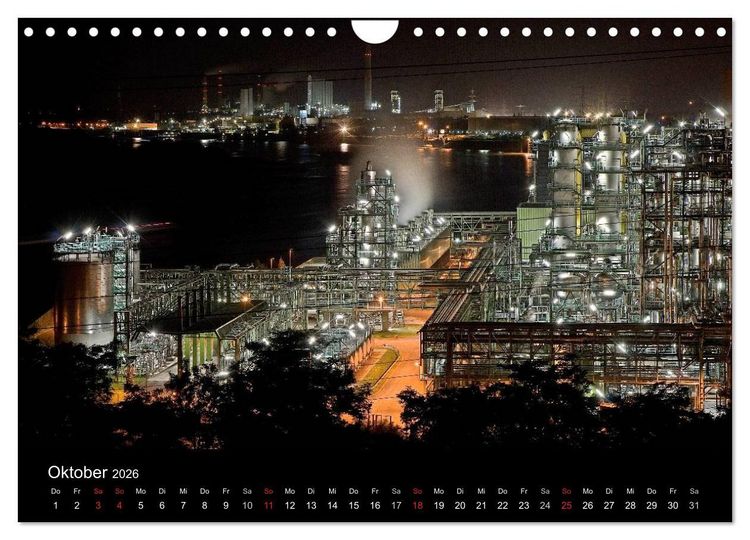 Produktbild: Duisburgs N&auml;chte (Wandkalender 2026 DIN A4 quer), CALVENDO Monatskalender