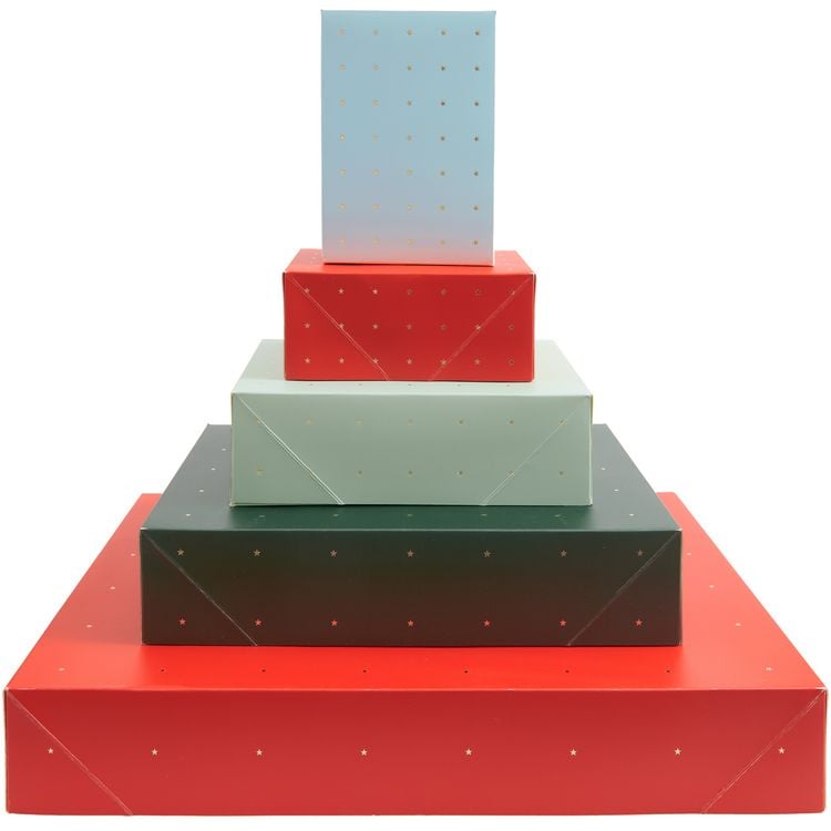 Produktbild: Papierschachtel Set Sterne, MIX