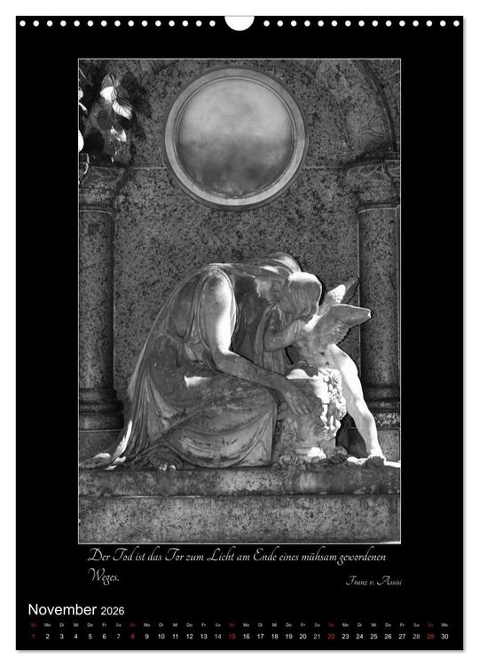 Produktbild: S&uuml;dfriedhof Leipzig (Wandkalender 2026 DIN A3 hoch), CALVENDO Monatskalender