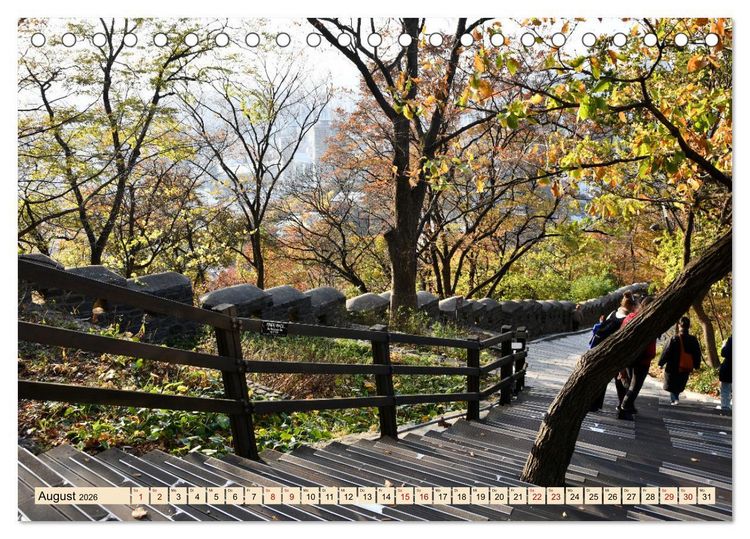 Produktbild: S&uuml;dkoreas Herbstf&auml;rbung (Tischkalender 2026 DIN A5 quer), CALVENDO Monatskalender