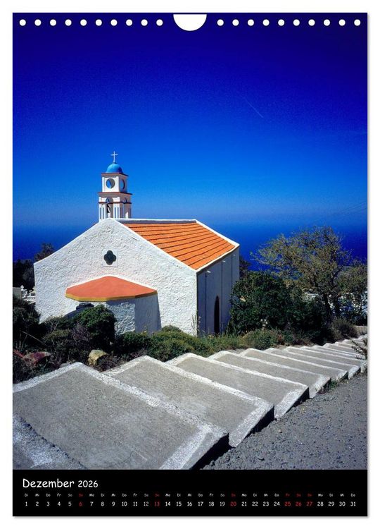 Produktbild: KRETA (Wandkalender 2026 DIN A4 hoch), CALVENDO Monatskalender