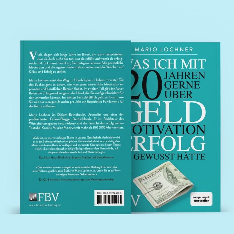 Produktbild: Was ich mit 20 Jahren gerne &uuml;ber Geld, Motivation, Erfolg gewusst h&auml;tte