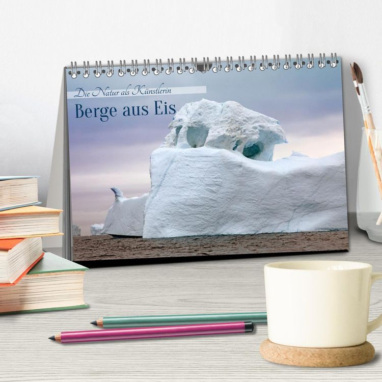 Produktbild: Berge aus Eis (Tischkalender 2026 DIN A5 quer), CALVENDO Monatskalender