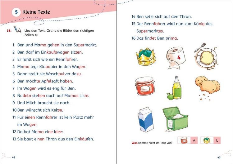 Produktbild: Lesel&ouml;wen Lernhilfen - Lesen lernen - 1. Klasse
