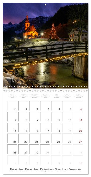 Produktbild: Berchtesgaden - Bavarian Alps, Lakes and Nature (Wall Calendar 2026 12 &times; 12 Inch) CALVENDO 12 Month Wall Calendar