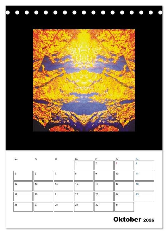 Produktbild: Nature's Faces (Tischkalender 2026 DIN A5 hoch), CALVENDO Monatskalender