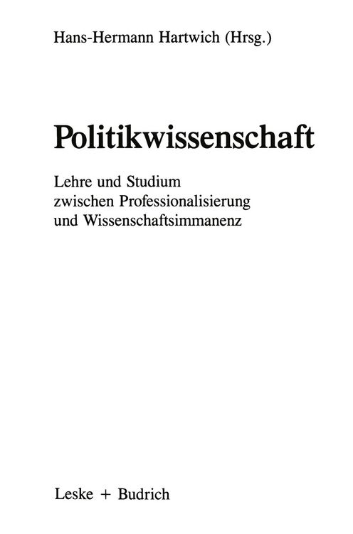 Produktbild: Politikwissenschaft