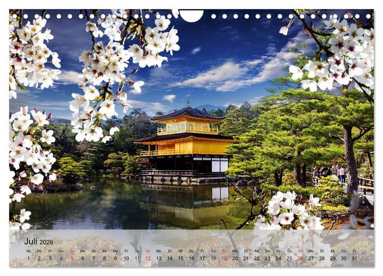 Produktbild: Japan. Zwischen Tradition und Moderne (Wandkalender 2026 DIN A4 quer), CALVENDO Monatskalender