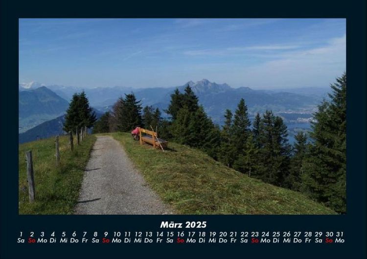 Produktbild: Wanderlust 2025 Fotokalender DIN A4