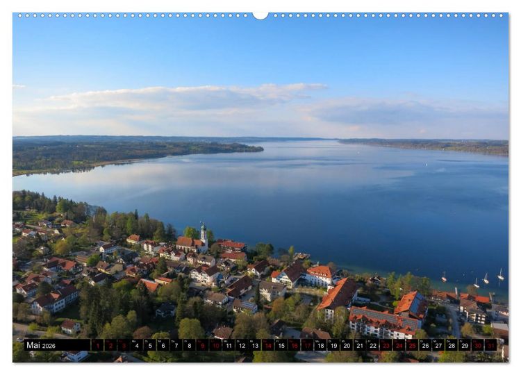 Produktbild: Himmel &uuml;ber Bayern (hochwertiger Premium Wandkalender 2026 DIN A2 quer), Kunstdruck in Hochglanz