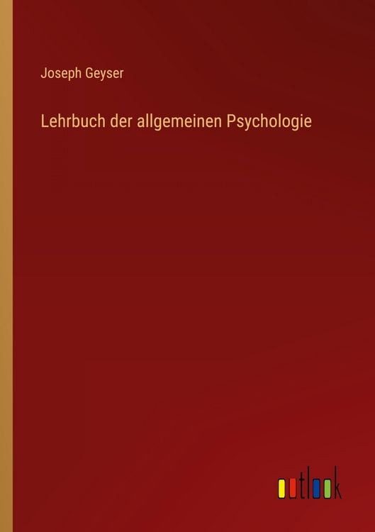 Produktbild: Lehrbuch der allgemeinen Psychologie