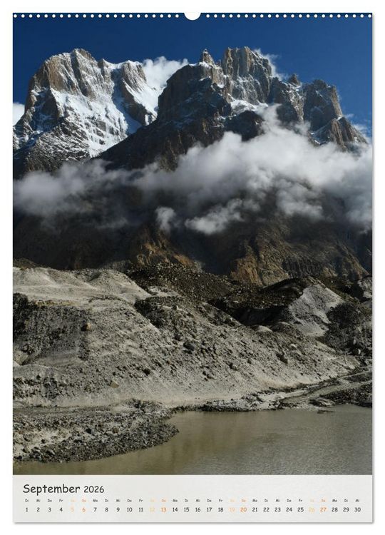 Produktbild: Bergriesen des Karakorum (Wandkalender 2026 DIN A2 hoch), CALVENDO Monatskalender
