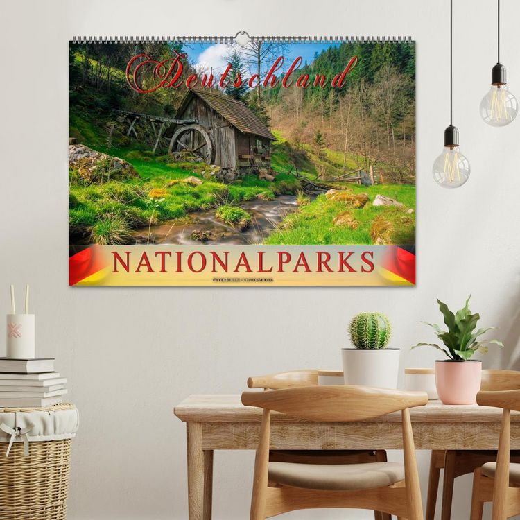 Produktbild: Deutschland - Nationalparks (Wandkalender 2026 DIN A2 quer), CALVENDO Monatskalender