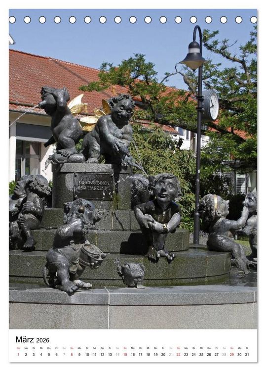 Produktbild: Wundersch&ouml;nes Bad Harzburg (Tischkalender 2026 DIN A5 hoch), CALVENDO Monatskalender