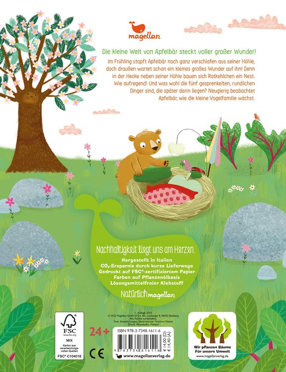 Produktbild: Die kleine Welt von Apfelb&auml;r - Ein Nestchen f&uuml;r die Vogelkinder