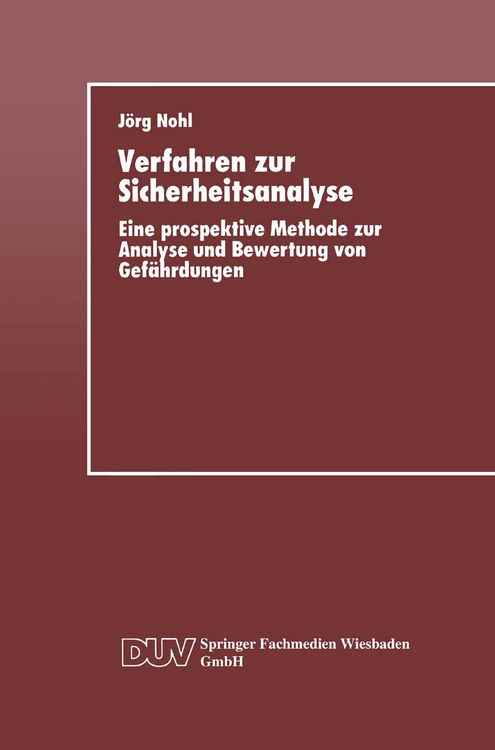 Produktbild: Verfahren zur Sicherheitsanalyse
