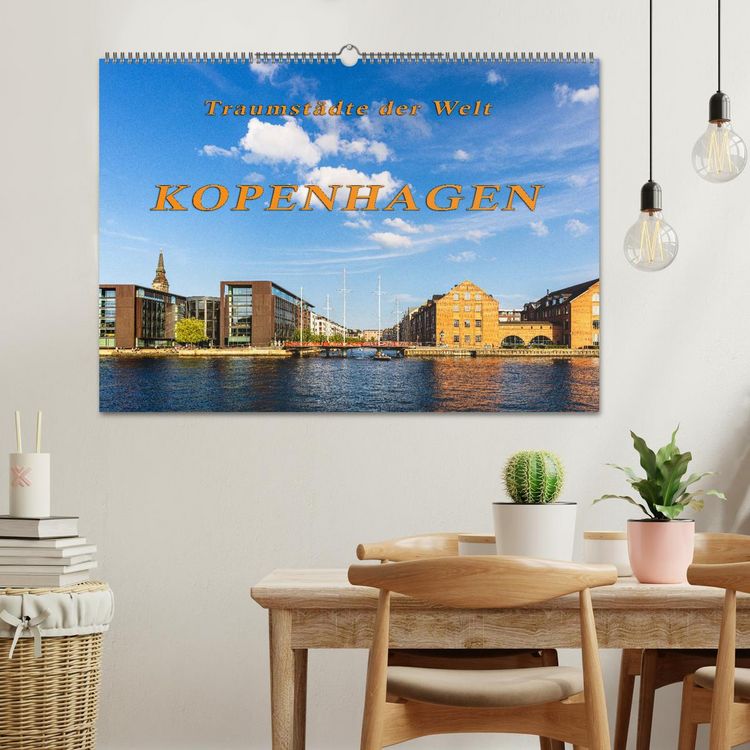 Produktbild: Kopenhagen - Traumst&auml;dte der Welt (Wandkalender 2026 DIN A2 quer), CALVENDO Monatskalender