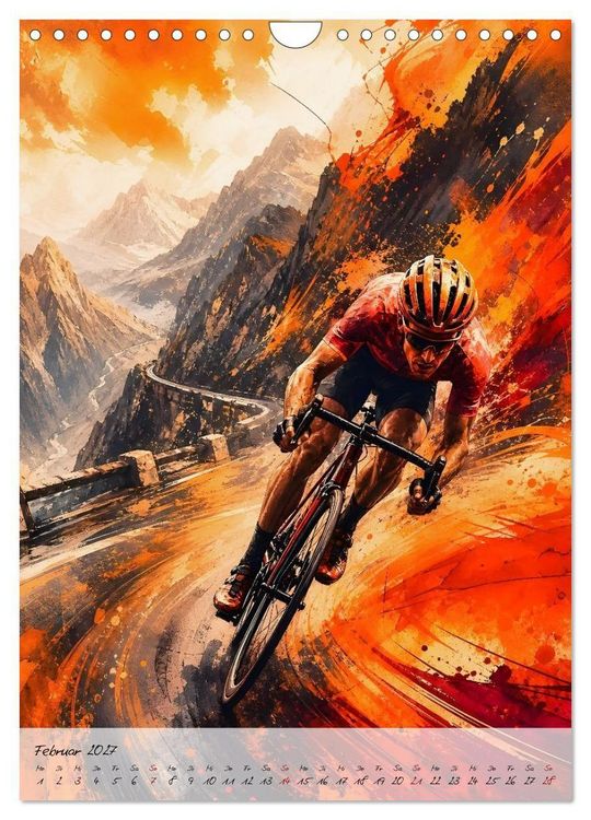 Produktbild: Herzschlag 180 - Wenn Rennradsport zur Kunst wird (Wandkalender 2027 DIN A4 hoch), CALVENDO Monatskalender