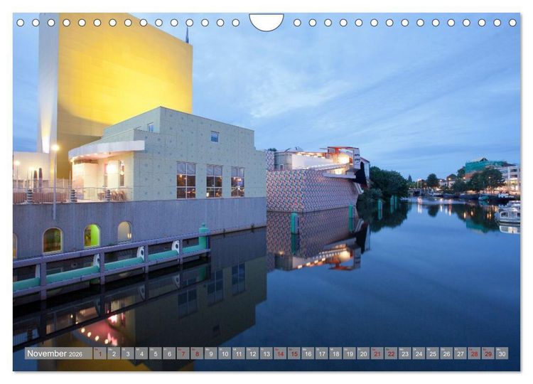Produktbild: Hausbooturlaub Niederlande - Friesland und Groningen (Wandkalender 2026 DIN A4 quer), CALVENDO Monatskalender