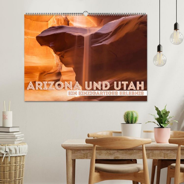 Produktbild: ARIZONA UND UTAH Ein einzigartiges Erlebnis (Wandkalender 2026 DIN A2 quer), CALVENDO Monatskalender
