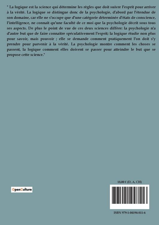 Produktbild: Cours de philosophie fait au Lyc&eacute;e de Sens en 1883-1884